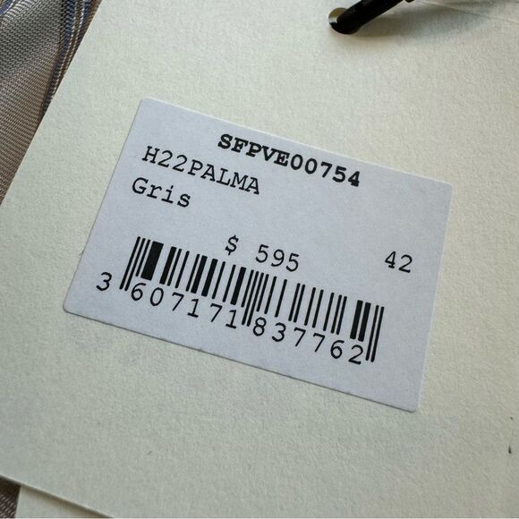 New Sandro France Palma Jacket Tailored Cut Wool Blend‎ Gray size 10 US - Picture 15 of 15